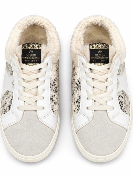 Vintage Havana Shoes - Vintage Havana White and Beige Women's Sneakers